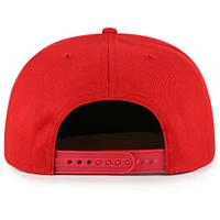 Men's '47 Red Los Angeles Angels 2021 City Connect Captain Snapback Hat