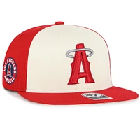 Casquette Snapback Capitaine City Connect Los Angeles Angels 2021 City Connect '47 rouge pour homme