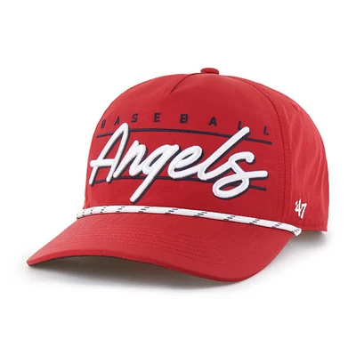 Casquette ajustable Condor Hitch rouge des Los Angeles Angels 1947 pour homme