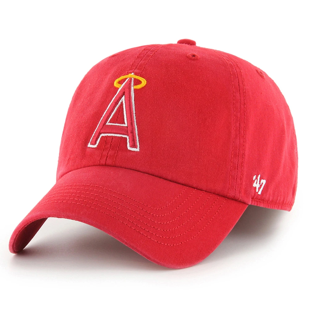 Casquette ajustée Franchise Collection Los Angeles Angels Cooperstown '47 rouge pour homme