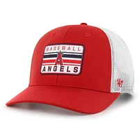 Casquette réglable '47 Los Angeles Angels Drifter Trucker rouge pour homme