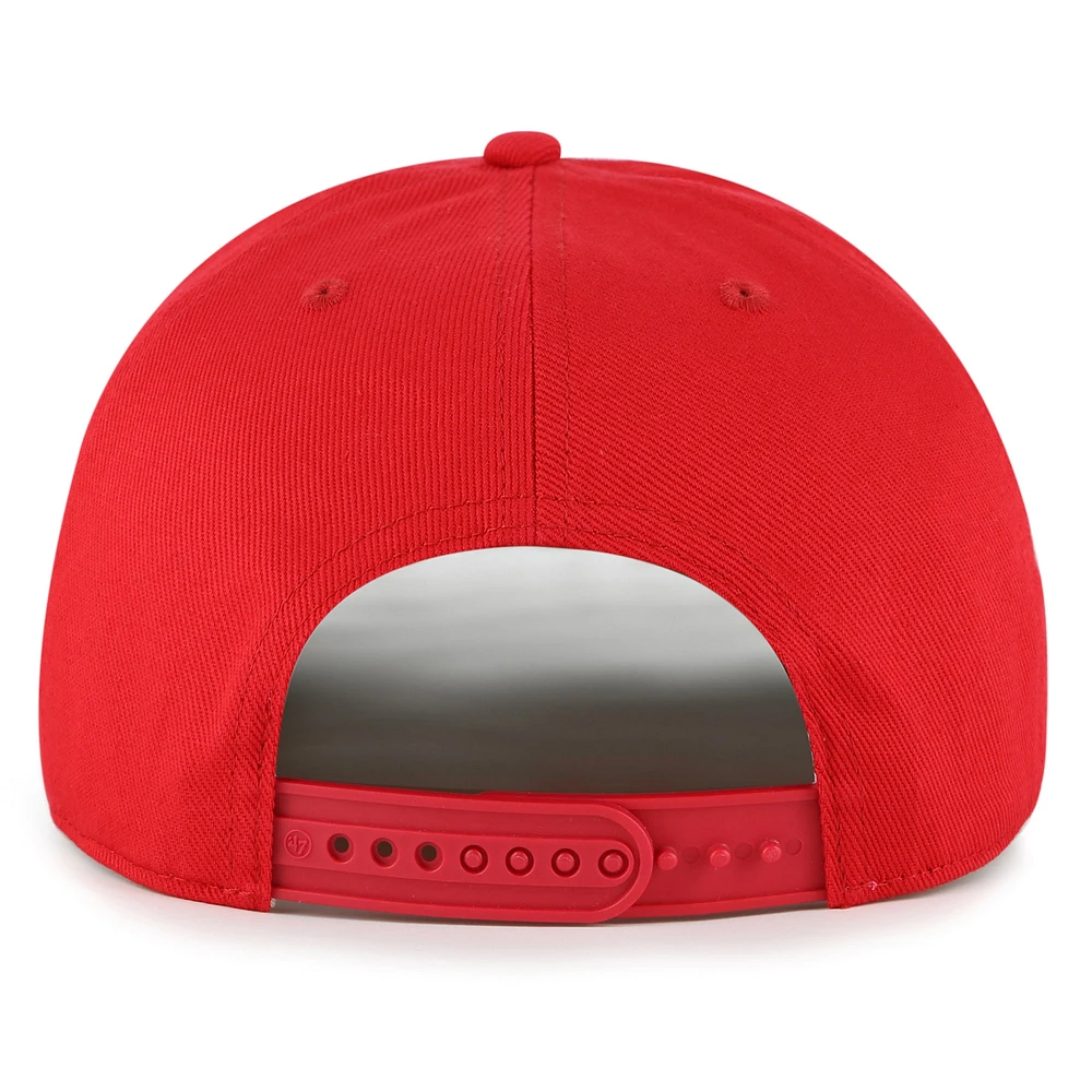 Men's '47 Red Los Angeles Angels Pomona Hitch Adjustable Hat