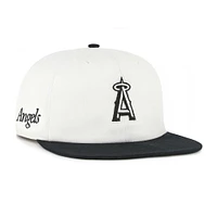Casquette snapback blanche/noire pour homme Los Angeles Angels Foundation, modèle 1947