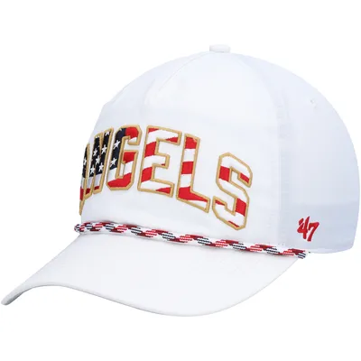 47 Brand Men's Red Los Angeles Angels 2021 City Connect Captain Snapback Hat