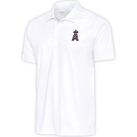 Polo patriotique Apex Antigua blanc pour homme des Los Angeles Angels