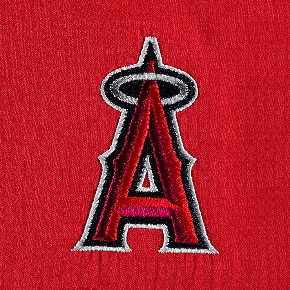 Chemise boutonnée Columbia Red Los Angeles Angels Tamiami Omni-Shade pour hommes