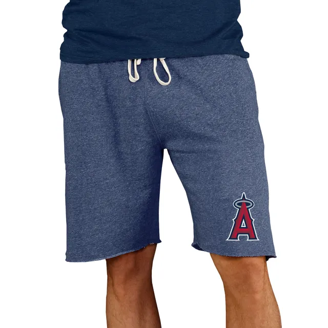 Lids Los Angeles Dodgers Concepts Sport Breakthrough AOP Knit Split Shorts  - Royal/Black