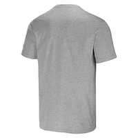 Men's Darius Rucker Collection by Fanatics Heather Gray Los Angeles Angels Henley T-Shirt