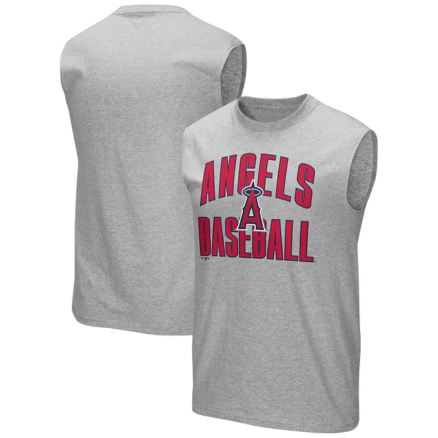 Lids Boston Red Sox Youth Sleeveless T-Shirt - Heather Gray