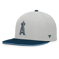 Men's Fanatics Gray Los Angeles Angels Knuckleball Snapback Hat