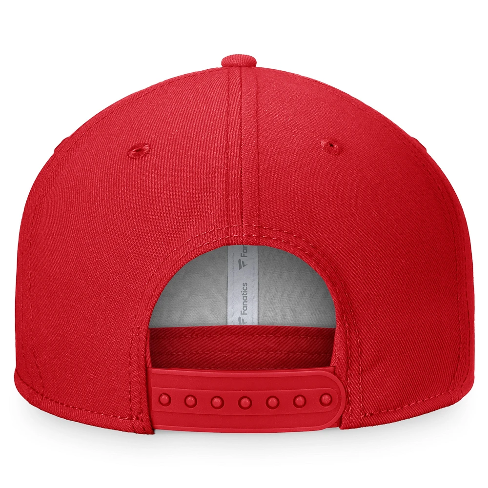 Casquette Snapback Fanatics Marine/Rouge Los Angeles Angels Cycle pour hommes