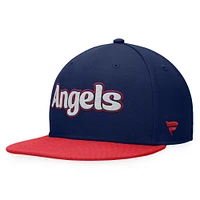 Casquette ajustée Hurler Fanatics Navy Los Angeles Angels Cooperstown Collection pour hommes