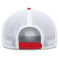 Men's Fanatics Red/White Los Angeles Angels Clubhouse Change Up Snapback Hat