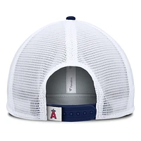 Casquette snapback en mousse fondamentale Los Angeles Angels Fanatics rouge/blanc pour hommes