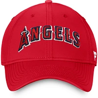 Casquette Flex Core des Los Angeles Angels Fanatics pour hommes, rouge