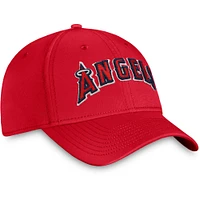 Casquette Flex Core des Los Angeles Angels Fanatics pour hommes, rouge