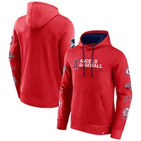 Sweat à capuche rouge pour homme Fanatics Los Angeles Angels Extra Innings