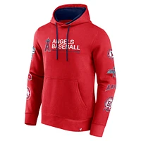 Sweat à capuche rouge pour homme Fanatics Los Angeles Angels Extra Innings