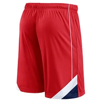 Short tranche rouge Fanatics Los Angeles Angels pour hommes