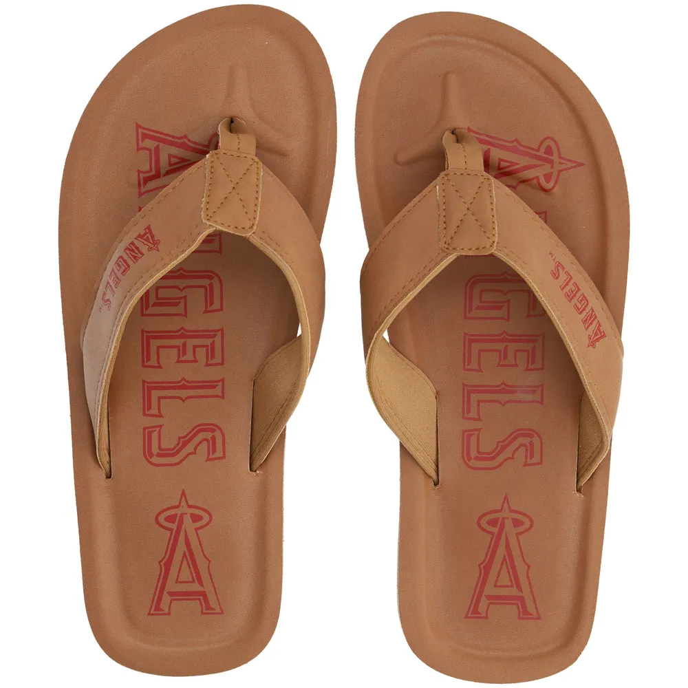 Men's FOCO Los Angeles Angels Color Pop Flip-Flop Sandals