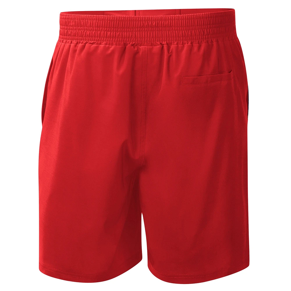 Men's G-III Sports by Carl Banks Red Los Angeles Angels Breeze Volley Swim Shorts