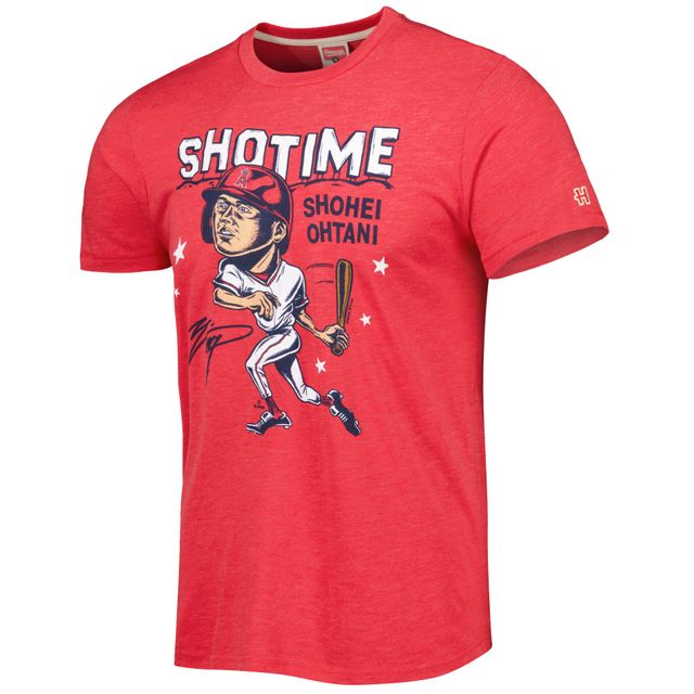 Toddler Nike Shohei Ohtani Red Los Angeles Angels Player Name & Number T- Shirt