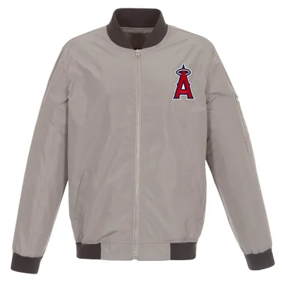 Los Angeles Angels JH Design Lightweight Nylon Bomber Jacket