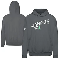 Men's Levelwear  Gray Los Angeles Angels St. Patrick's Day Pullover Hoodie