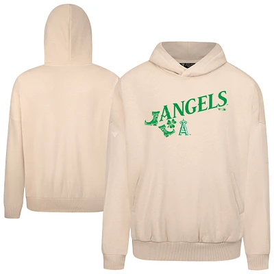 Sweat à capuche kaki Los Angeles Angels St. Patrick's Day pour homme Levelwear