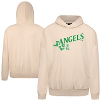 Sweat à capuche kaki Los Angeles Angels St. Patrick's Day pour homme Levelwear
