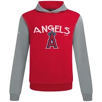 Men's Levelwear Red Los Angeles Angels Accolade Ultimate Mission Pullover Hoodie