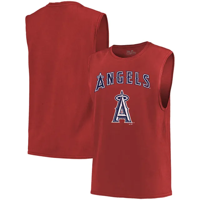 Nike Men's Red Los Angeles Angels City Connect Muscle Tank Top