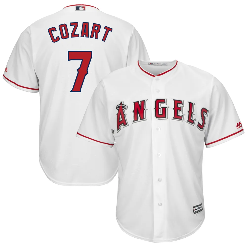 Lids Zack Cozart Los Angeles Angels Majestic Home Cool Base Player