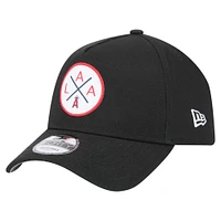 Casquette ajustable A-Frame 9FORTY Los Angeles Angels New Era noire pour homme