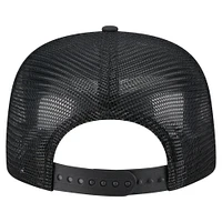 Men's New Era  Black Los Angeles Angels Gummy Golfer Trucker Adjustable Hat