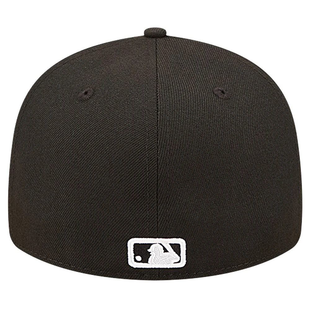 Men's New Era Black Los Angeles Angels Low Profile 59FIFTY Fitted Hat