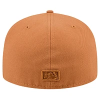 Casquette ajustée 59FIFTY New Era marron des Los Angeles Angels pour hommes