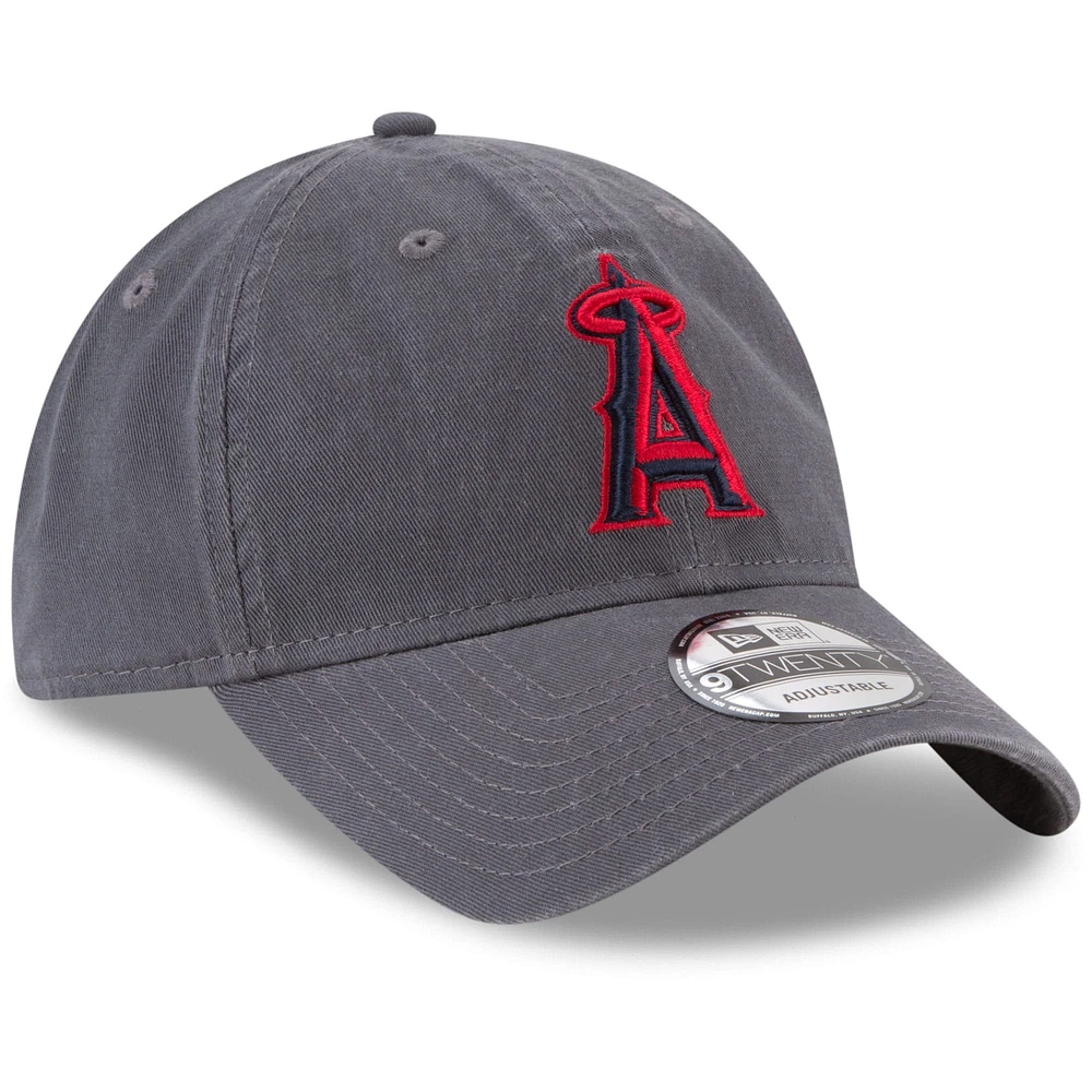 Men's New Era Graphite Los Angeles Angels Fashion Core Classic 9TWENTY Adjustable Hat