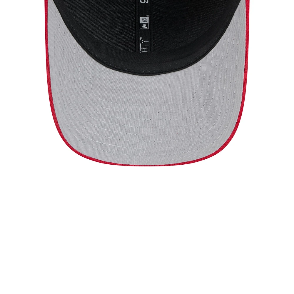 Men's New Era  Gray/Red Los Angeles Angels 2025 Batting Practice 9FORTY M-Crown Adjustable Hat