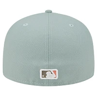 Casquette ajustée 59FIFTY verte Los Angeles Angels Spring Forest New Era pour hommes