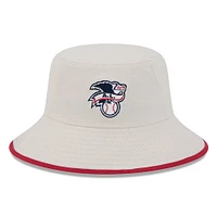 Men's New Era  Khaki Los Angeles Angels 2024 Fourth of July Bucket Hat