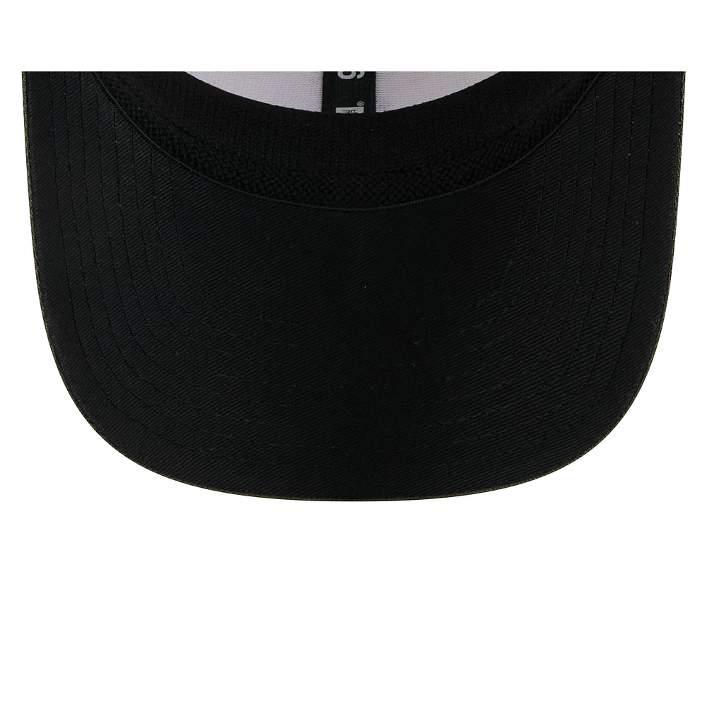 Men's New Era Light Beige/Olive Los Angeles Angels 2025 Armed Forces Day 9SEVENTY Stretch-Snap Hat