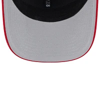 Men's New Era  Navy/Red Los Angeles Angels 2025 Batting Practice 9SEVENTY Stretch-Snap Trucker Hat