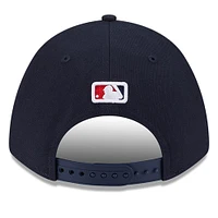 Casquette ajustable New Era bleu marine/rouge Los Angeles Angels Player Replica 9FORTY pour homme