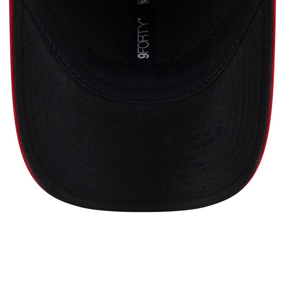 Casquette ajustable New Era bleu marine/rouge Los Angeles Angels Player Replica 9FORTY pour homme