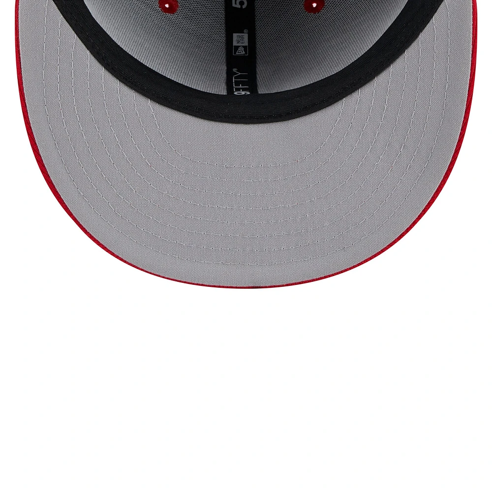 Casquette ajustée 59FIFTY New Era pour hommes des Los Angeles Angels 2024 Batting Practice