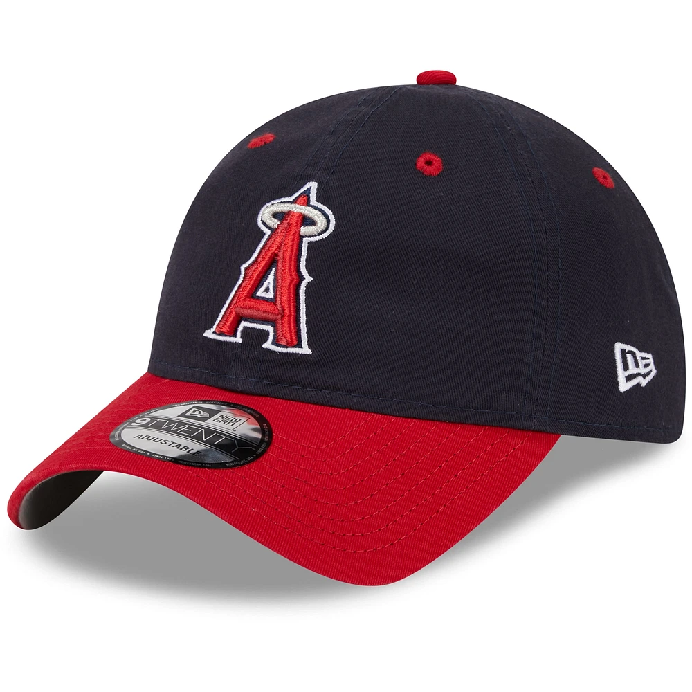 Men's New Era Navy Los Angeles Angels 2025 Batting Practice 9TWENTY Adjustable Hat