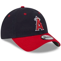 Men's New Era Navy Los Angeles Angels 2025 Batting Practice 9TWENTY Adjustable Hat