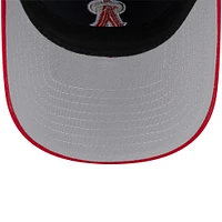 Men's New Era Navy Los Angeles Angels 2025 Batting Practice 9TWENTY Adjustable Hat