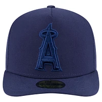Men's New Era Navy Los Angeles Angels Color Pack A-Frame 59FIFTY Fitted Hat